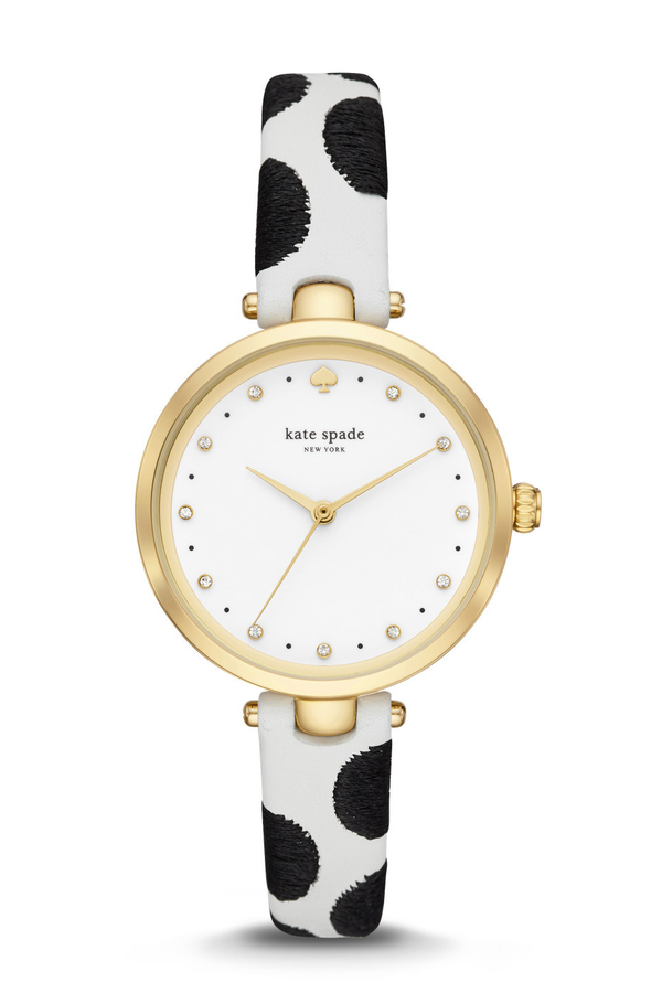 jam tangan Kate Spade Holland Black Dot