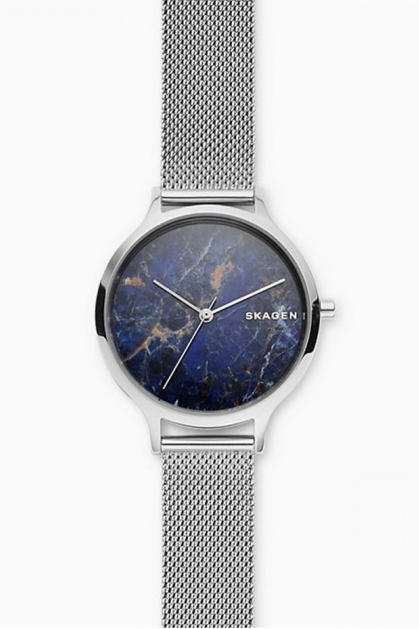 jam tangan Skagen Anita Silver Mesh