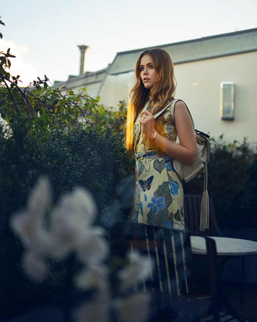 Tas backpack untuk gaya feminin