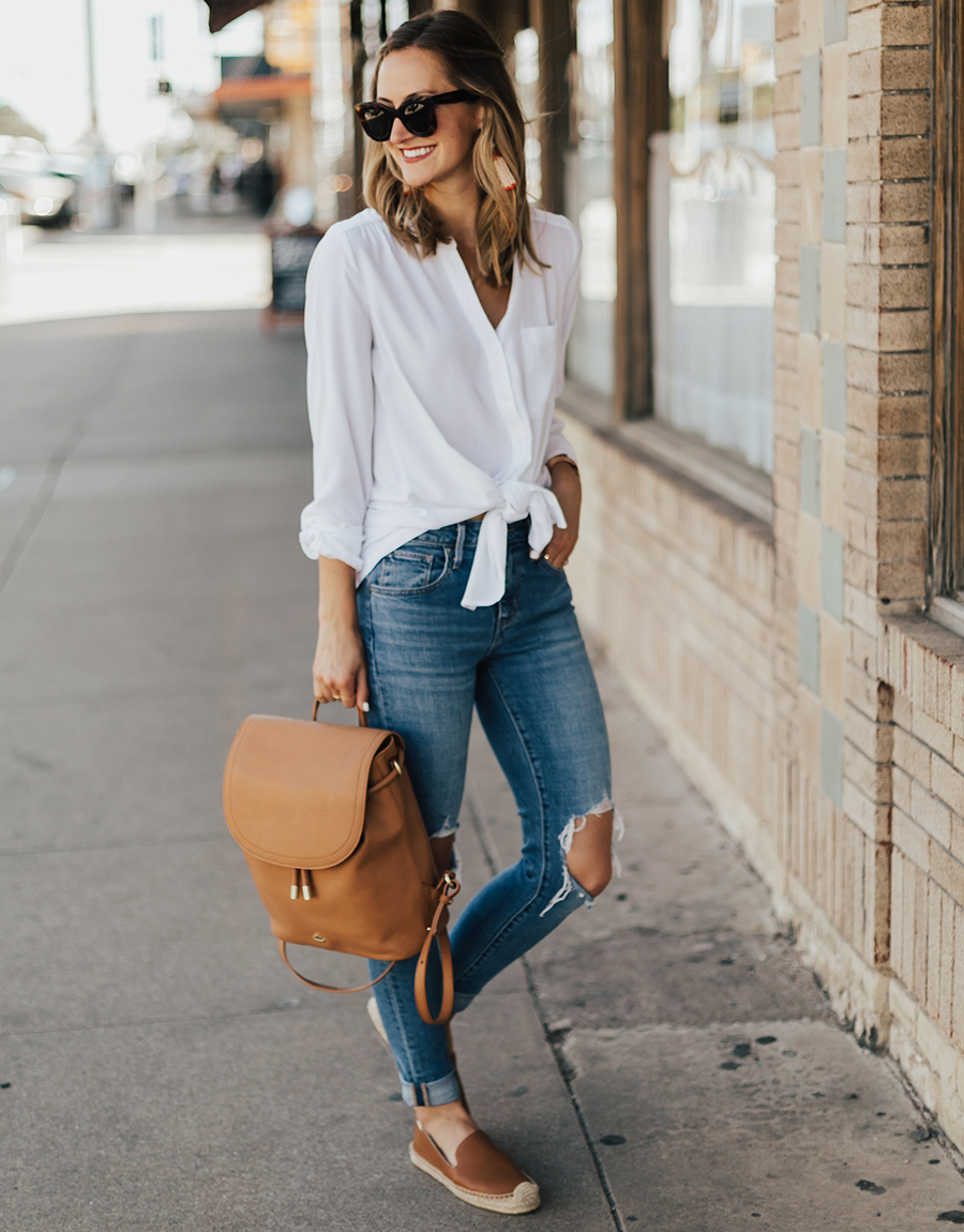 Tas backpack untuk gaya casual