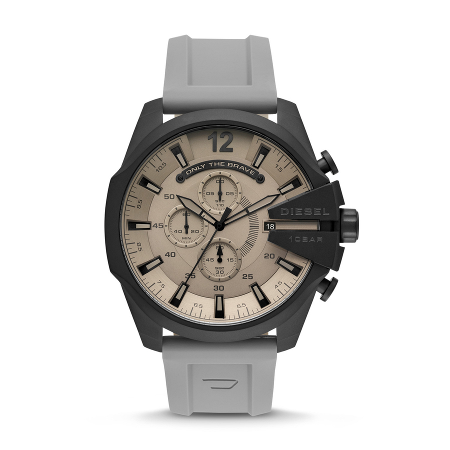 Diesel Mega Chief Chronograph Gray Silicone