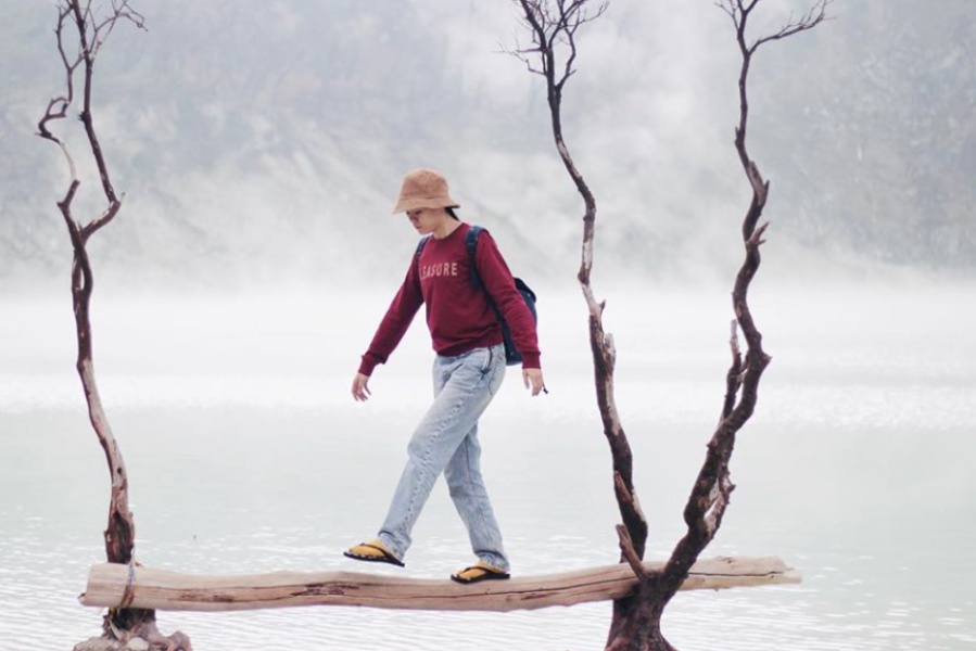 Tempat Instagrammable di Kawah Putih