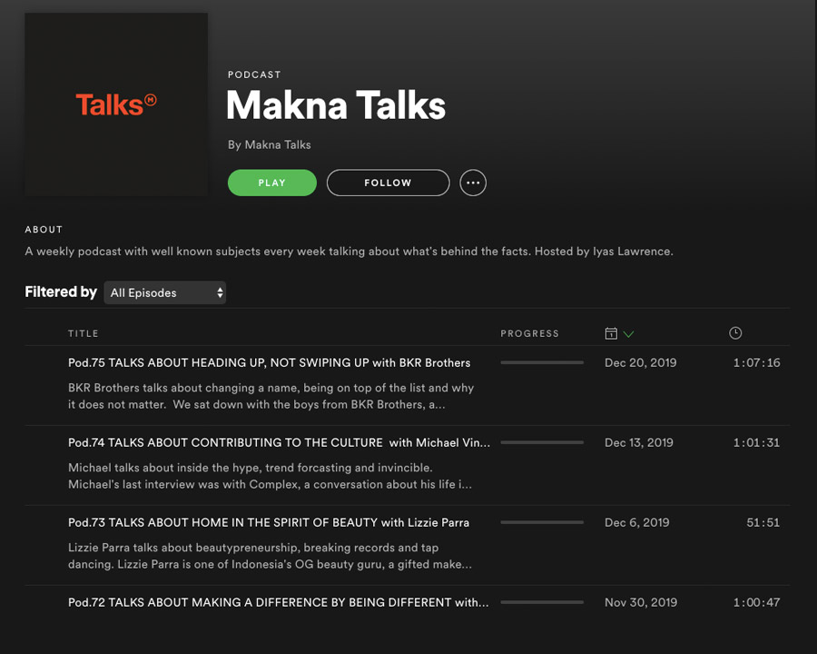 rekomendasi podcast maknatalks