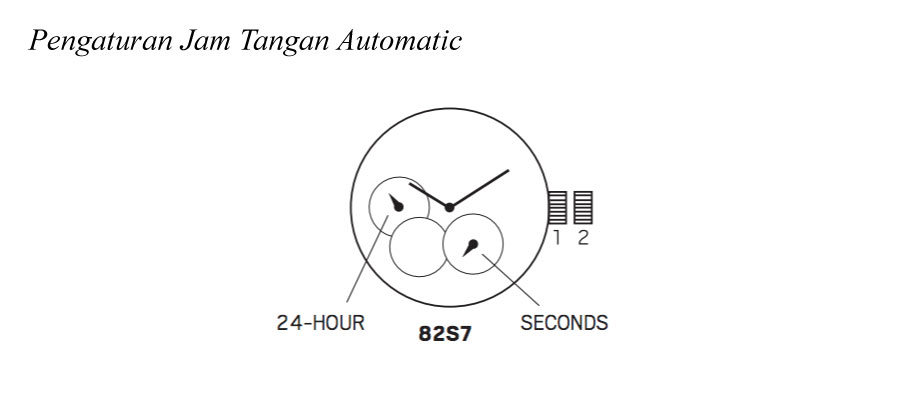 cara setting jam tangan automatic
